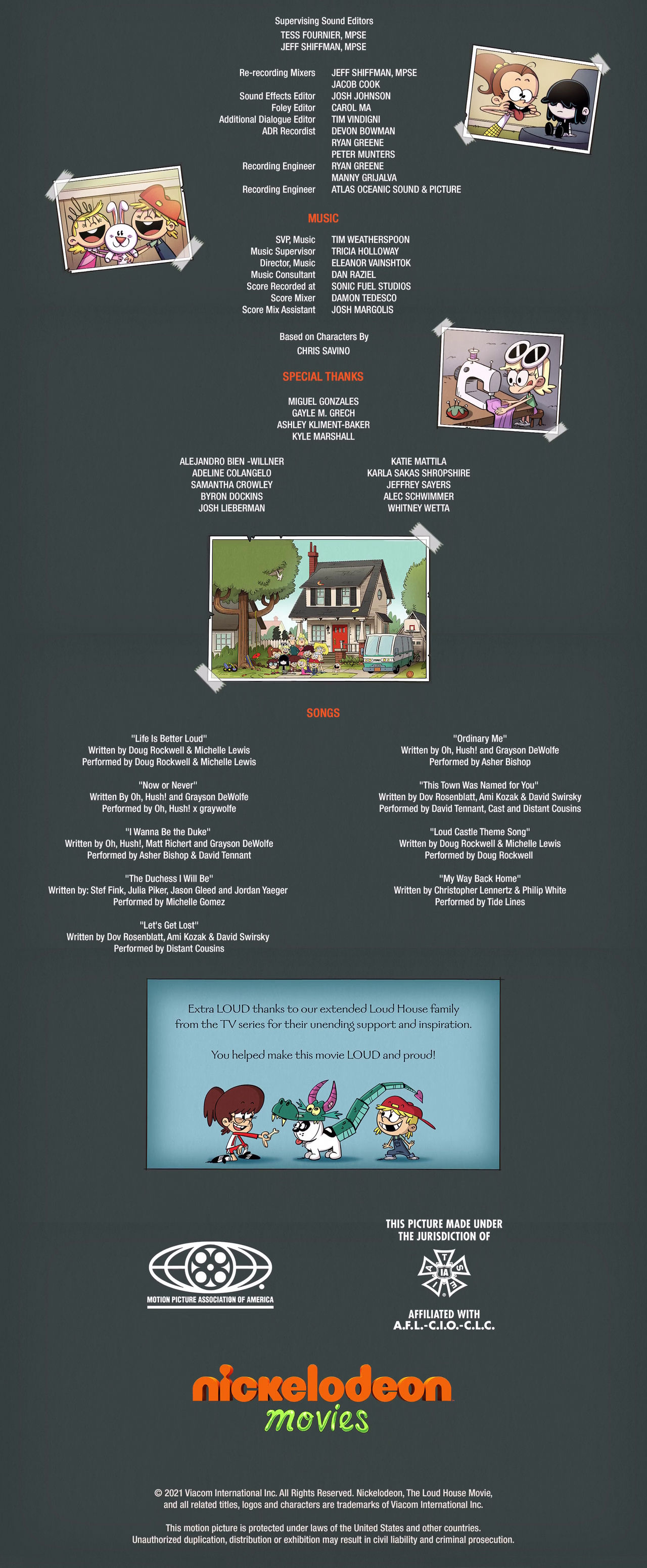 Fandom Credits The Loud House Movie credits 3 by CurranJustice on DeviantArt