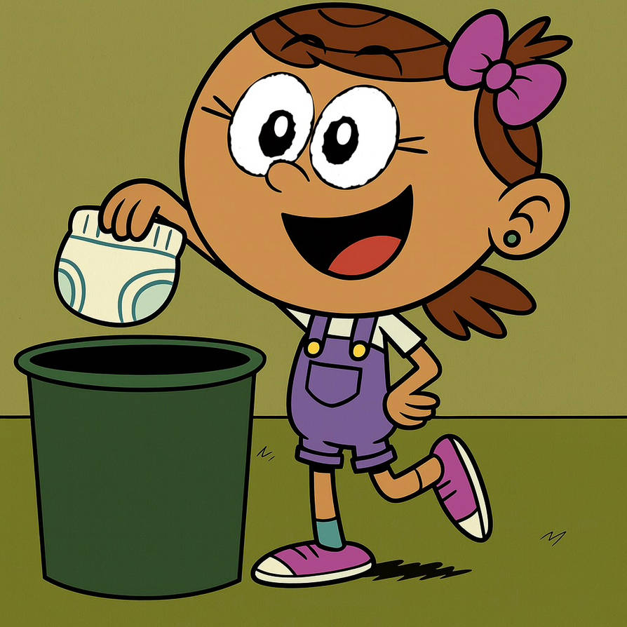 Diaper Visual Diaper throwing girl throws her diapers away by CurranJustice on DeviantArt