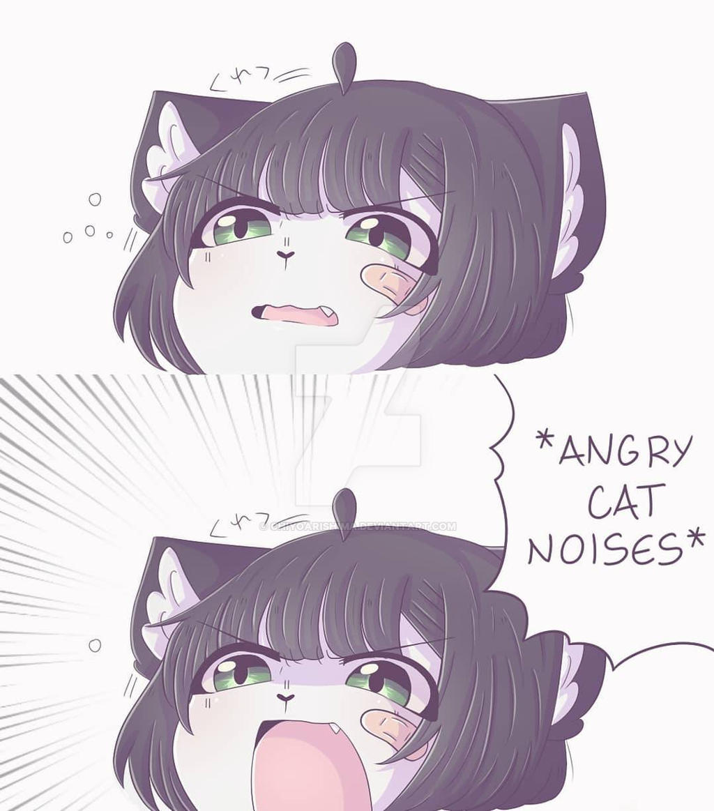 draw your character with angry noises anime meme