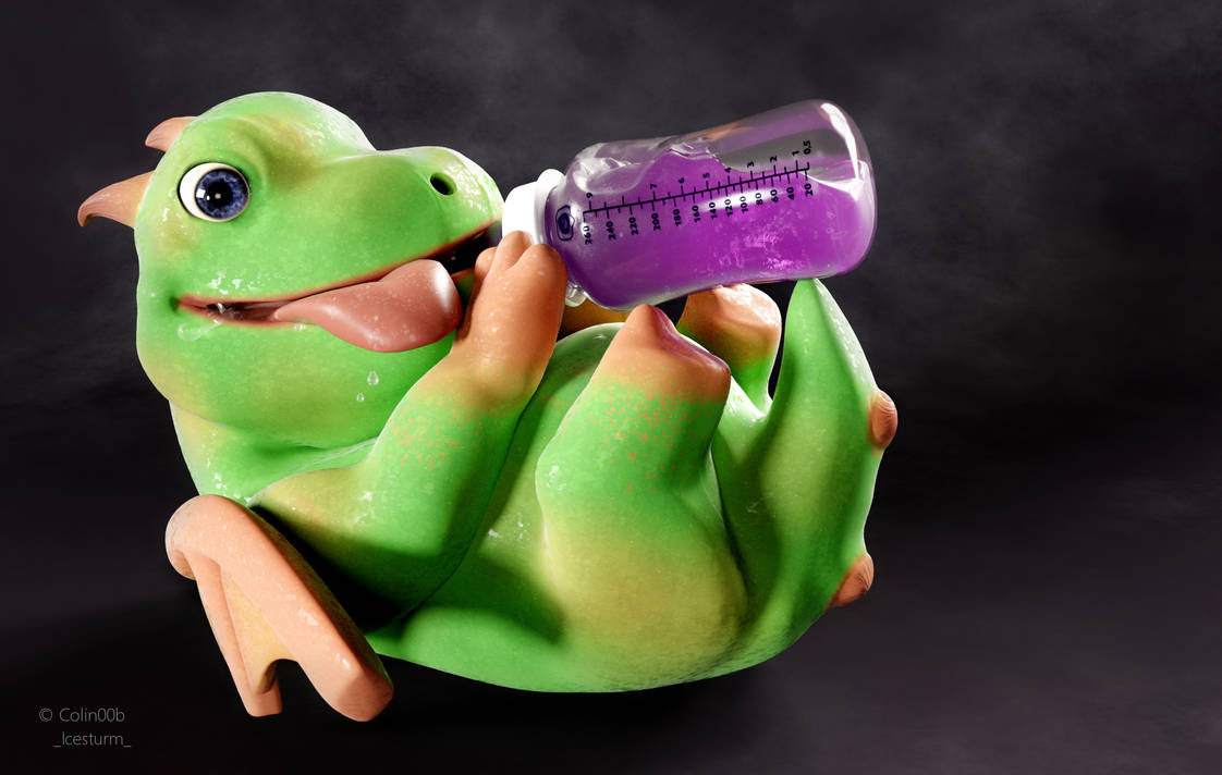 Baby Dragon (Clash of Clans/ Royal) by Icesturm
