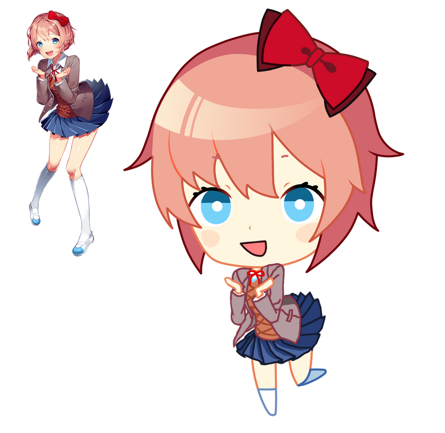 Sayori Chibi By CoralPink11 On DeviantArt sayori-chibi-by-coralpink11-on-deviantart