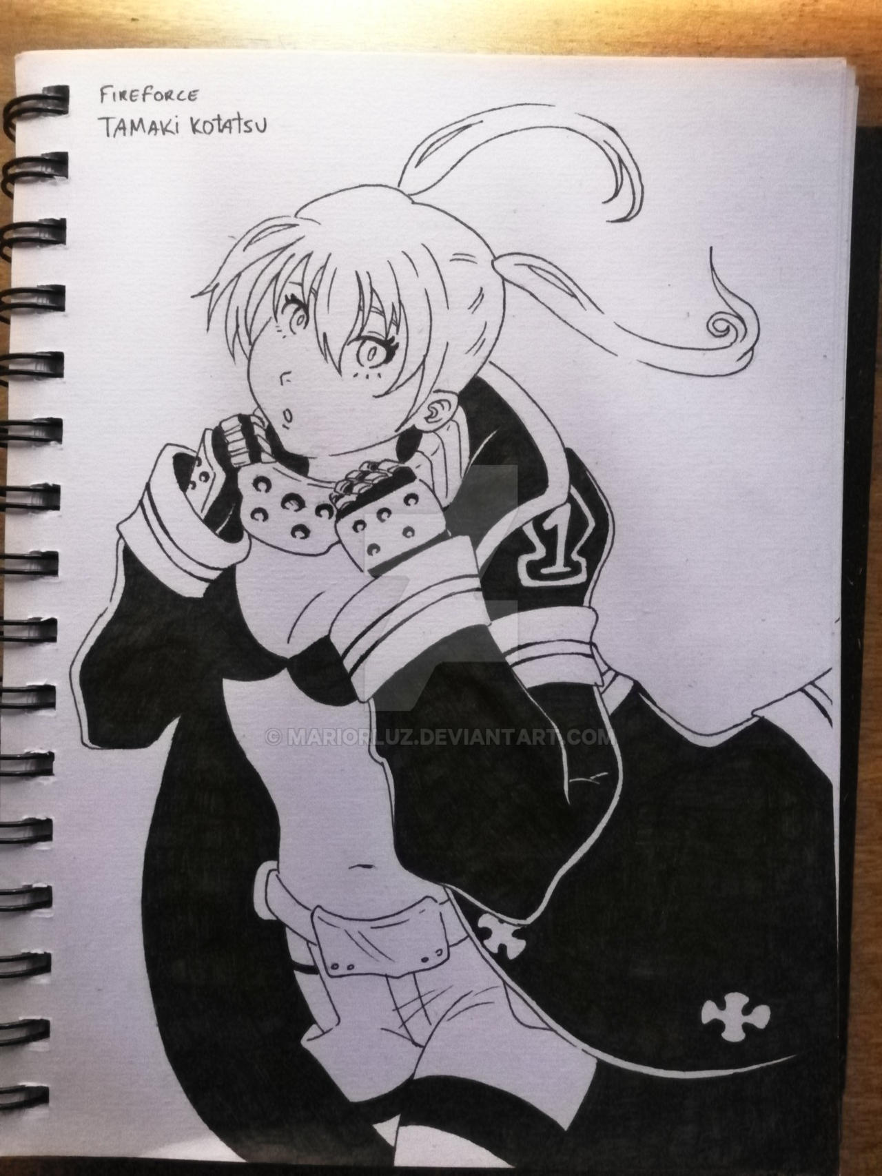 Mashima drew a picture of Tamaki to congratulate Fire Force on getting an  anime. : r/manga