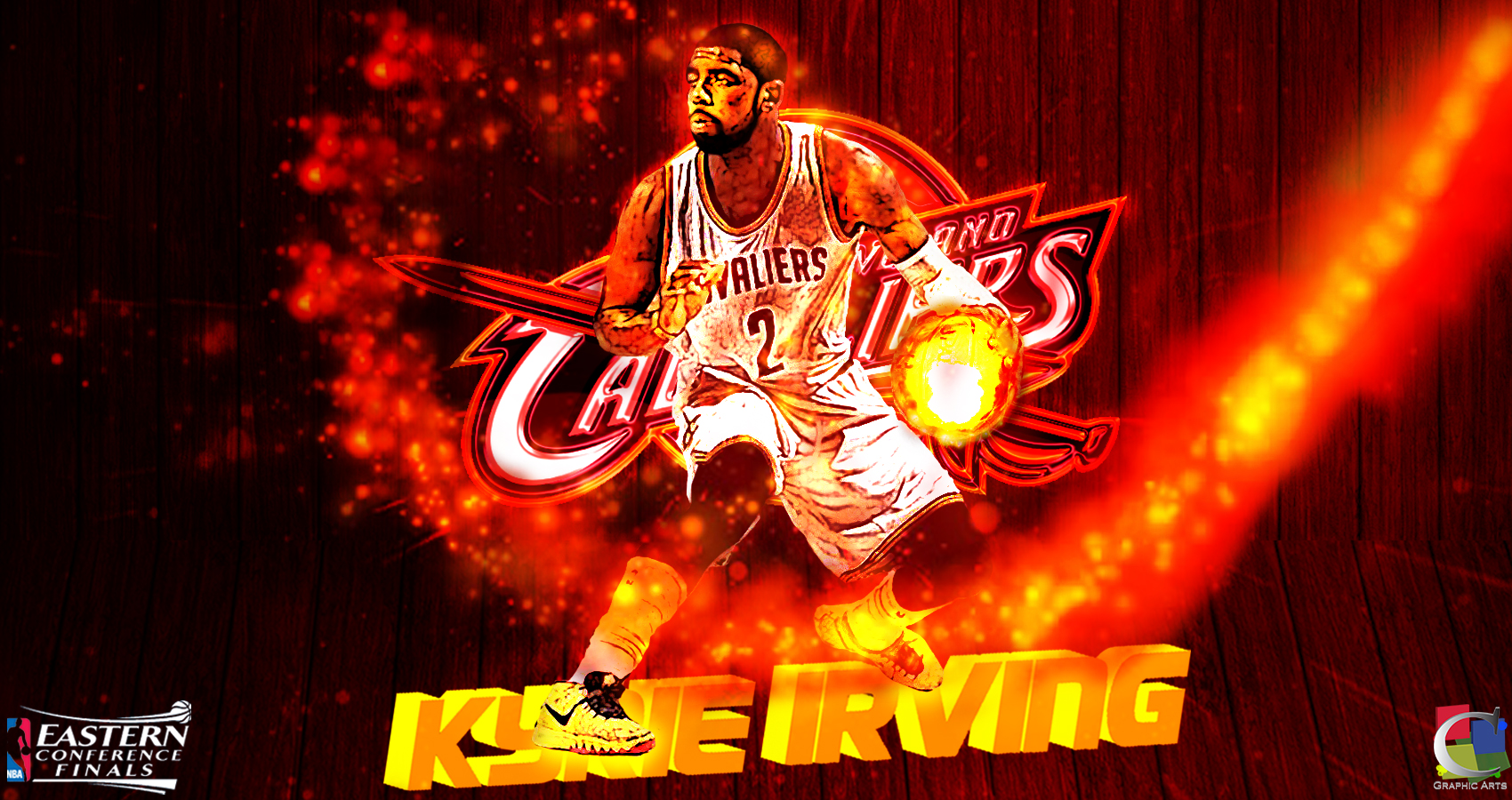 Kyrie Irving Wallpaper EASTERN CONFERENCE FINALS by CGraphicArts on  DeviantArt