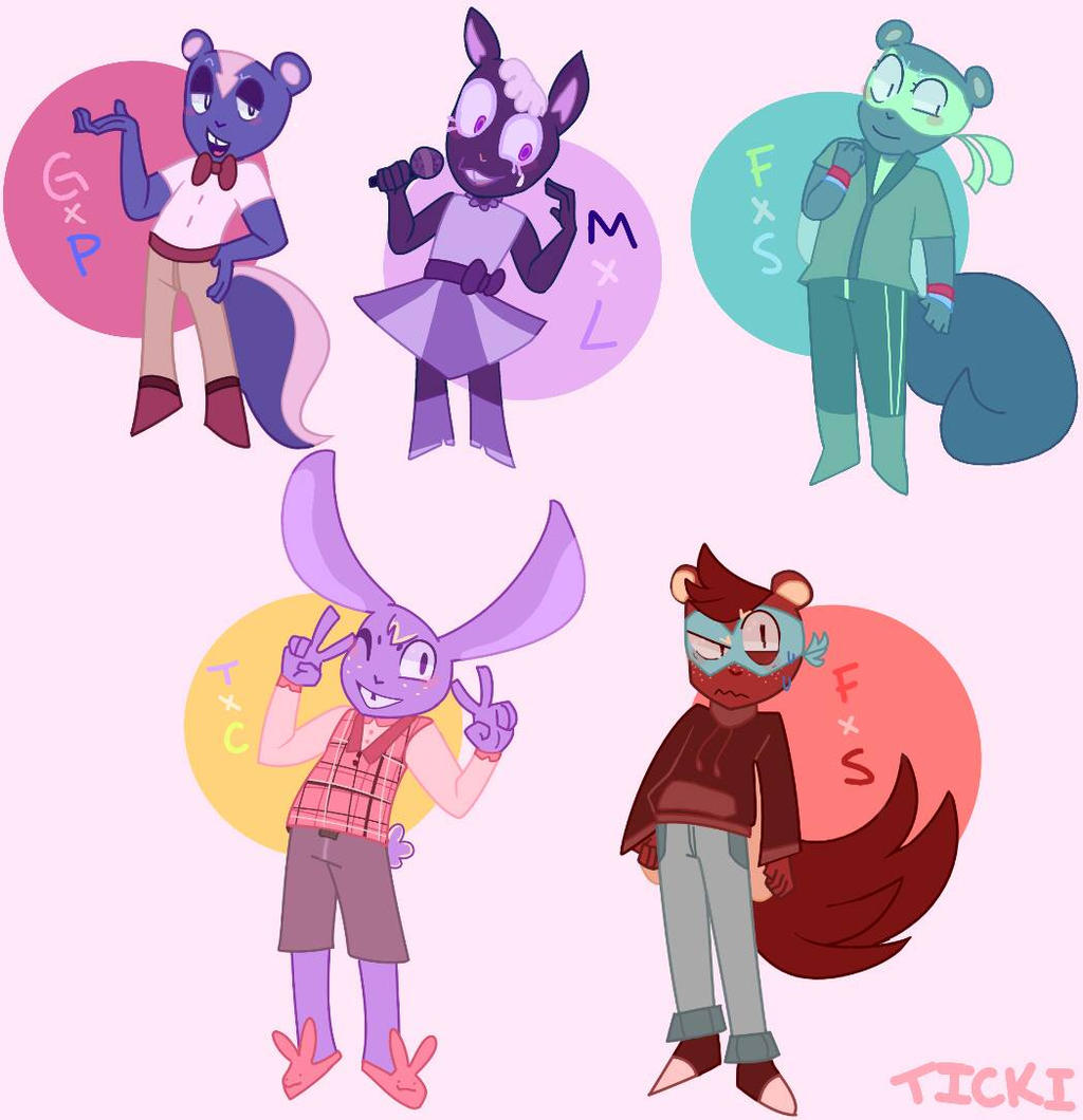 HTF Fan Kiddos by tickituki on DeviantArt