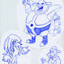 Sonic SATAM - Old Sketches 2