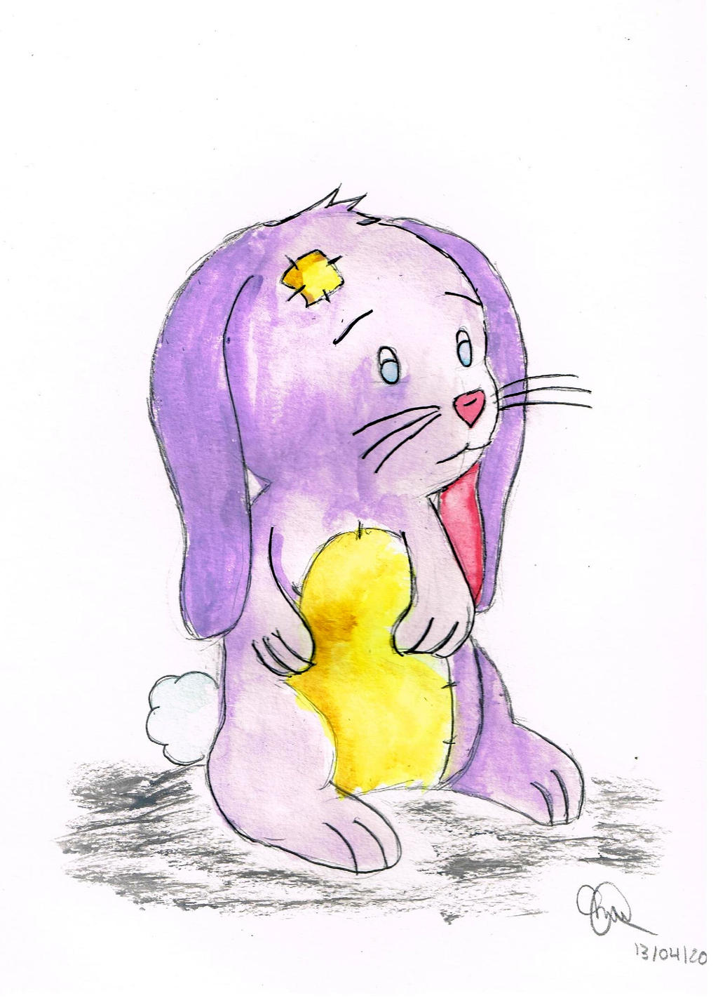 Watercolor Rabbit