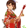 Kimono Girl Render