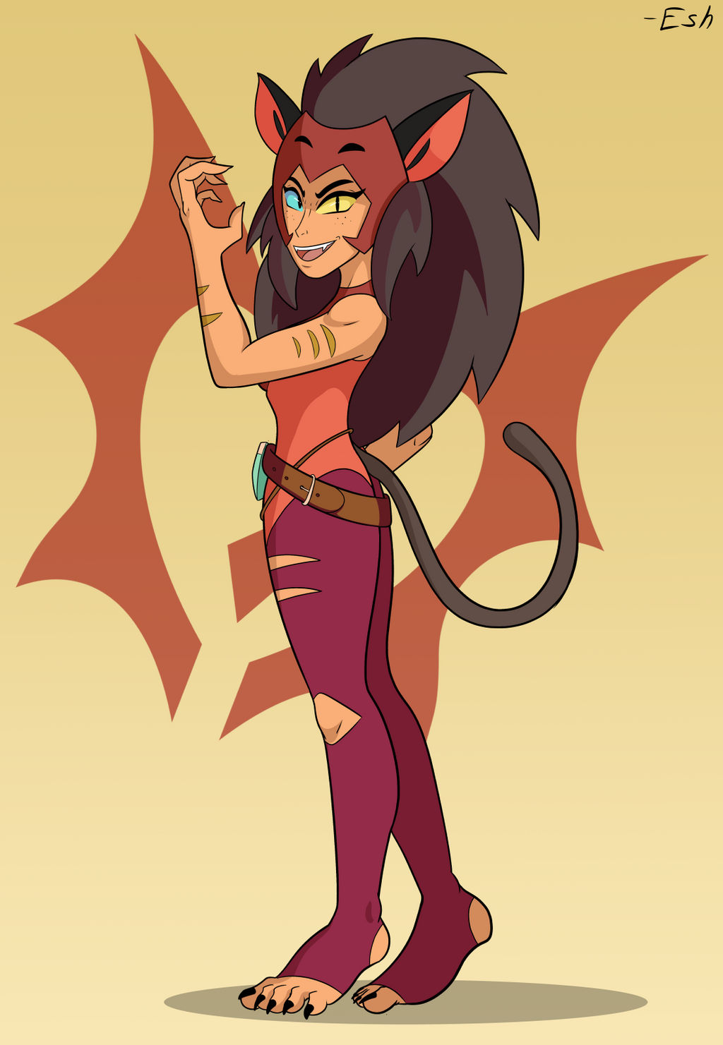 Catra Versions Deviantart Catra by Eshbaal on DeviantArt
