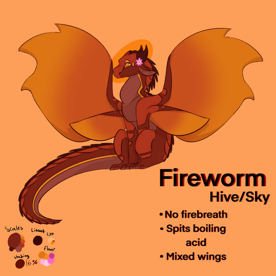 Fireworm Draw Fireworm by GlassflowerStudios on DeviantArt