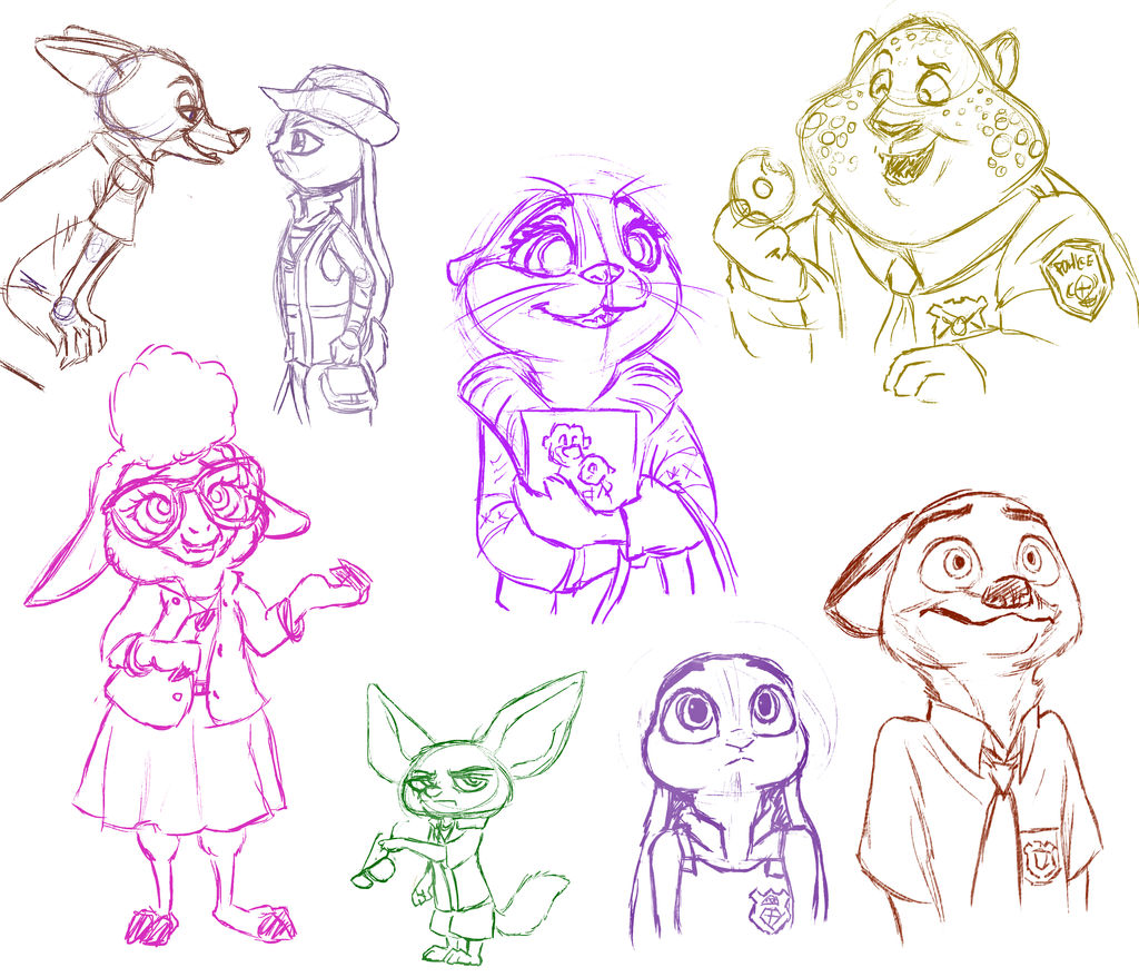 Zootopia Rats Drawings Zootopia Sketches by CleoNova on DeviantArt