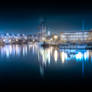 'Harbourside over the night'