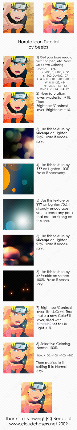 Naruto Icon Tutorial