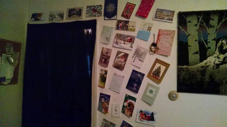 Christmas Card Wall