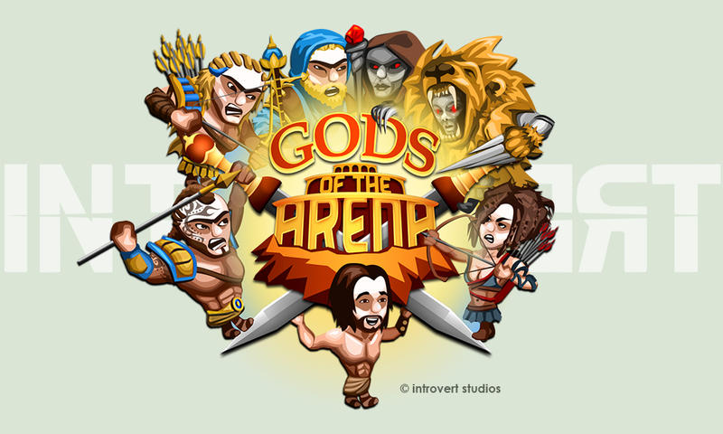 Gods of the Arena - Main menu logo