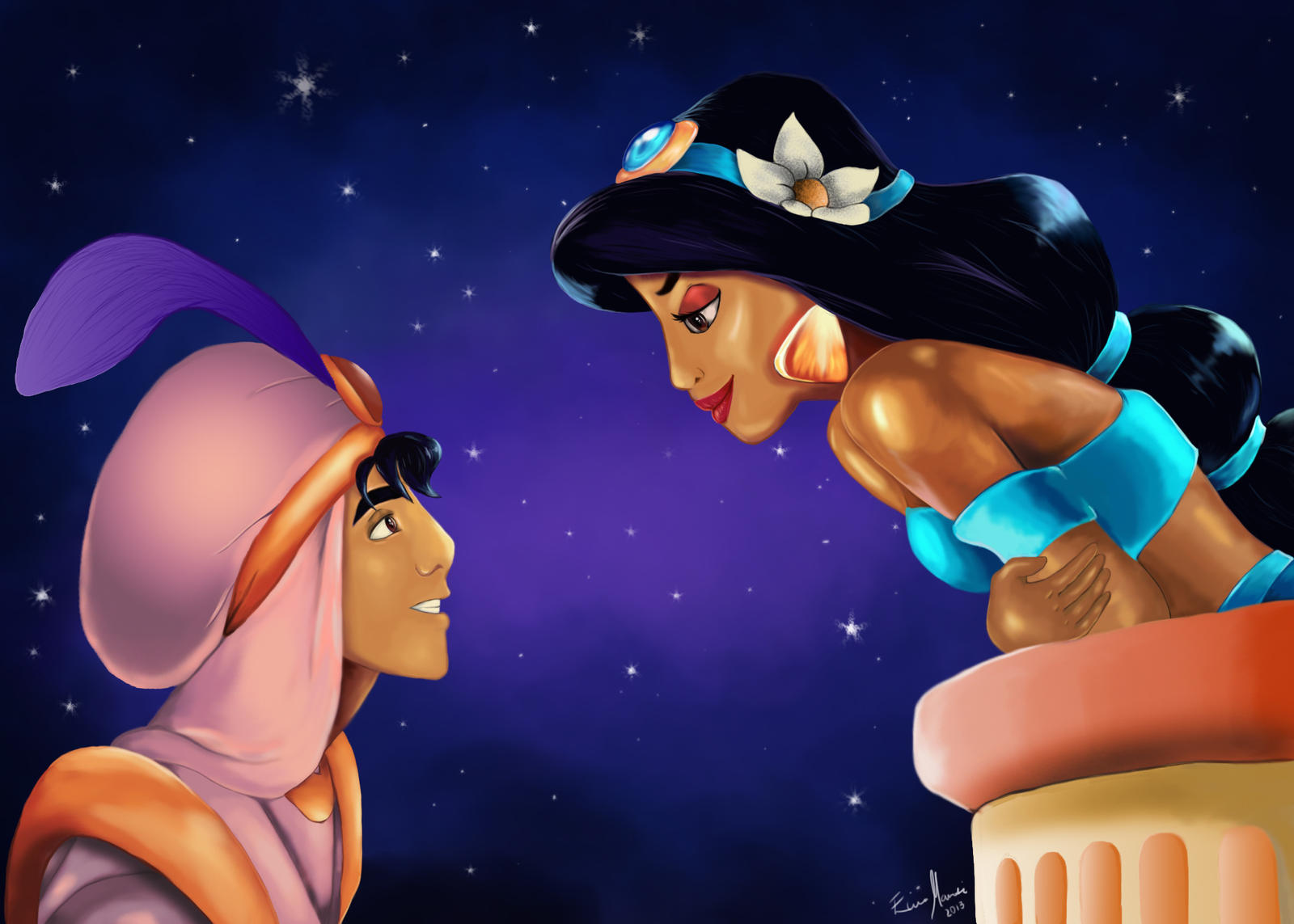 Aladdin and Jasmine - A Whole New World