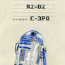 Star Wars Moleskine Sketch - R2-D2