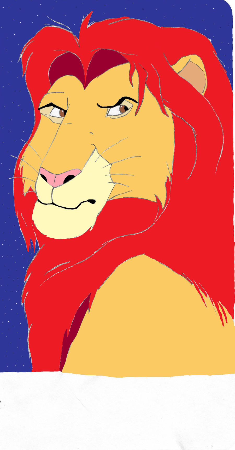 Simba Angry Deviantart Annoyed Simba - coloured by thejustkingsfan on DeviantArt