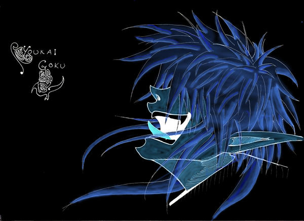 Inverted Goku. Mmyep. by hazel-bite on DeviantArt
