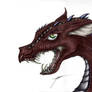Black Scaled Dragon - Coloured