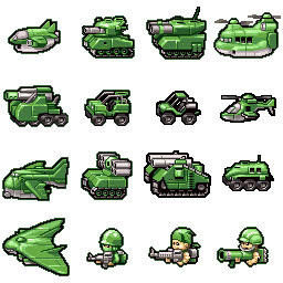 OLD OLD  old Battalion wars icons