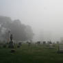 Stock Photo - Foggy Cemetery 1
