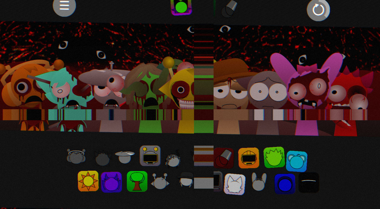 Sprunki pyramid: by beans997 on DeviantArt