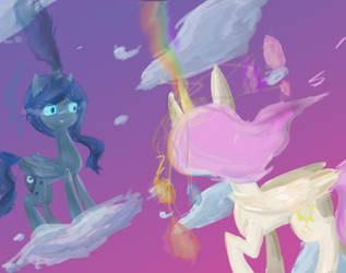 Celestia vs Nightmare Moon