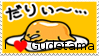 I Love Gudetama Stamp by Tomboyhns