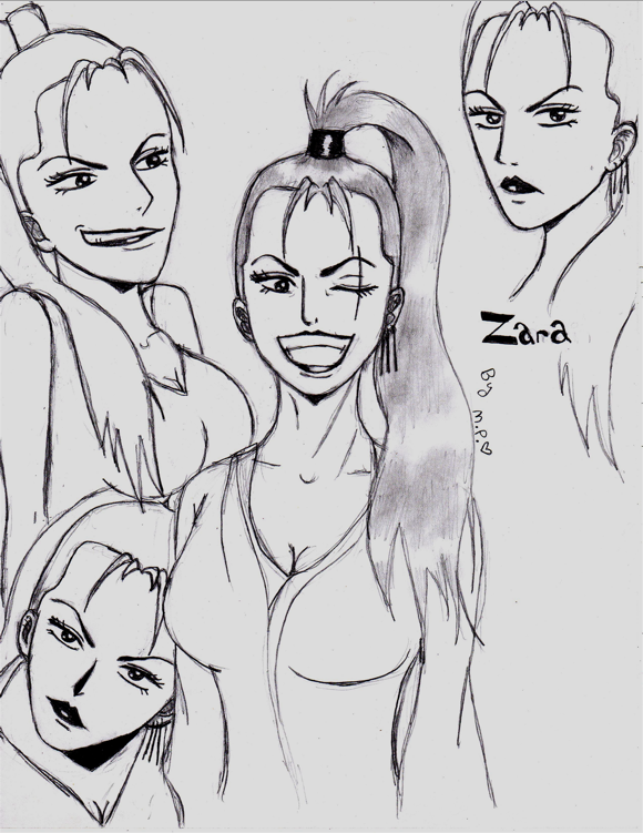 Roronoa Zoro's gender-swap: Zara by me-me-monki on DeviantArt