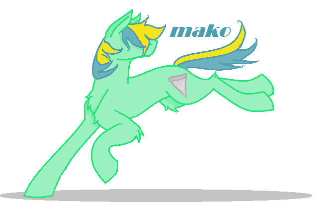 Mako The Surfer Pony