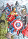 The Avengers 2 Art by onchonch