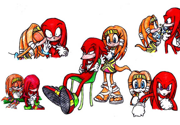 Knuckles and Tikal Tribute