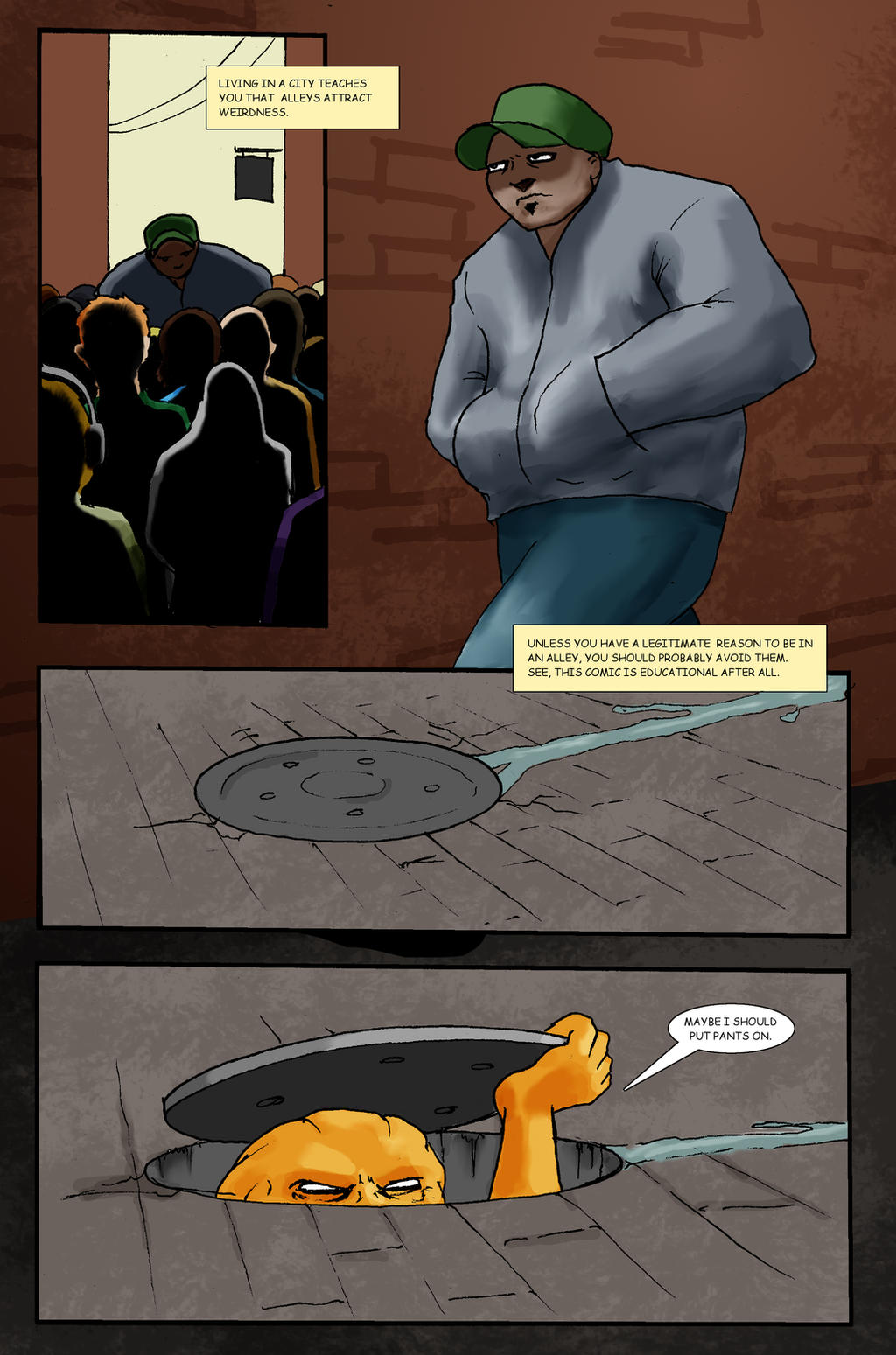 Super Clyde - Strong Comic Page 1