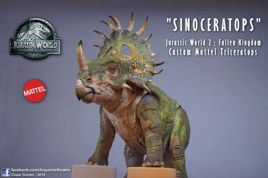 Custom - Sinoceratops Mattel - Jurassic World 2