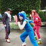 Sonic, Knuckles and Shadow Cosplay