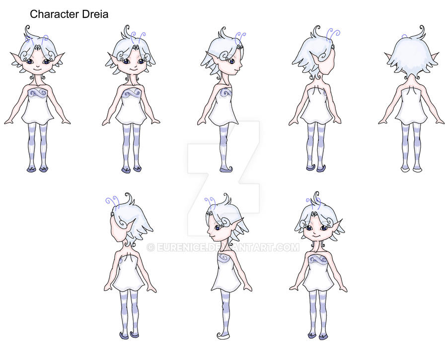 Colours Characters Dreia Turnaround By Eurenice On DeviantArt colours-characters-dreia-turnaround-by-eurenice-on-deviantart