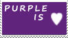 DA Stamps: I love purple by eleoyasha
