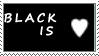 DA Stamps: black is love by eleoyasha