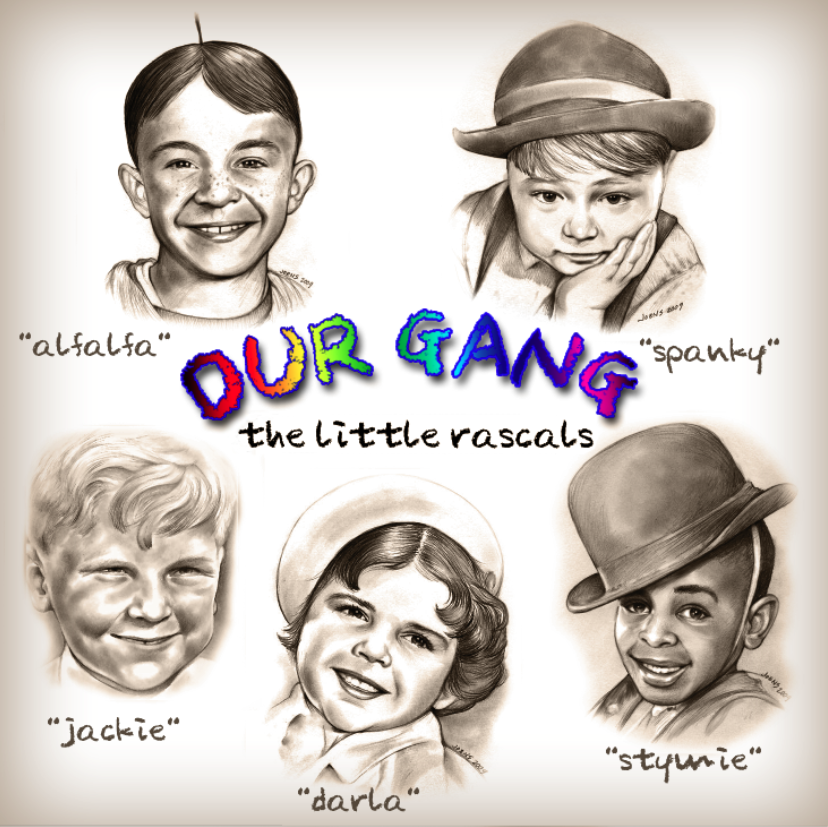 Tiny Rascal Allies Our Gang - The Little Rascals by gregchapin on DeviantArt