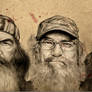 Duck Dynasty on Textured paper