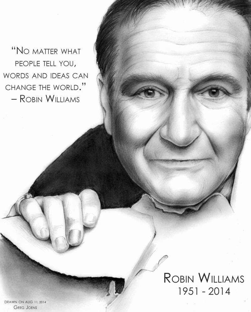 Robin Williams RIP 1951 to 2014 by gregchapin on DeviantArt