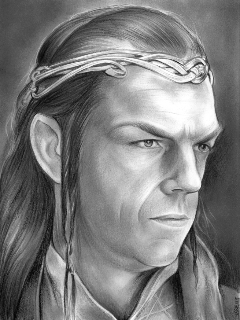 A young hugo weaving as elrond from lord of the rings