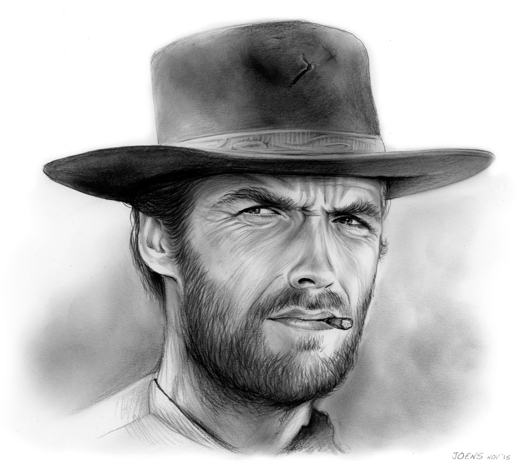 Clint Eastwood by gregchapin on DeviantArt