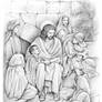 Jesus teaches the Children