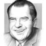 Richard Nixon -Sketch of the Day for Wednesday