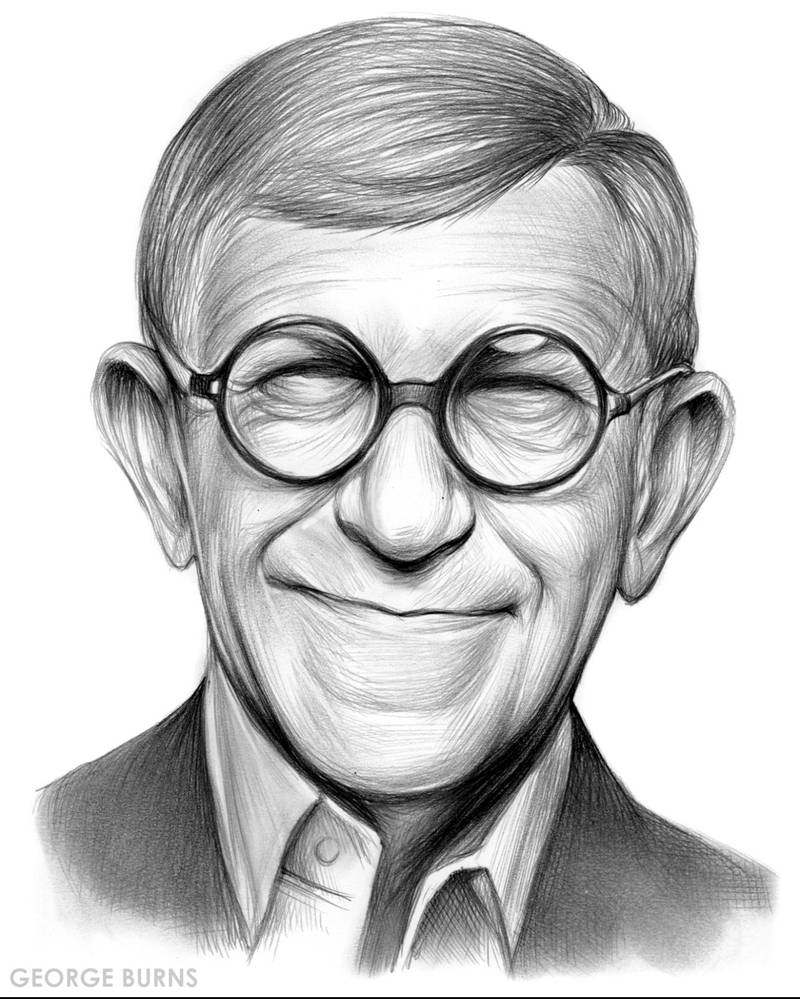 George Burns by gregchapin on DeviantArt
