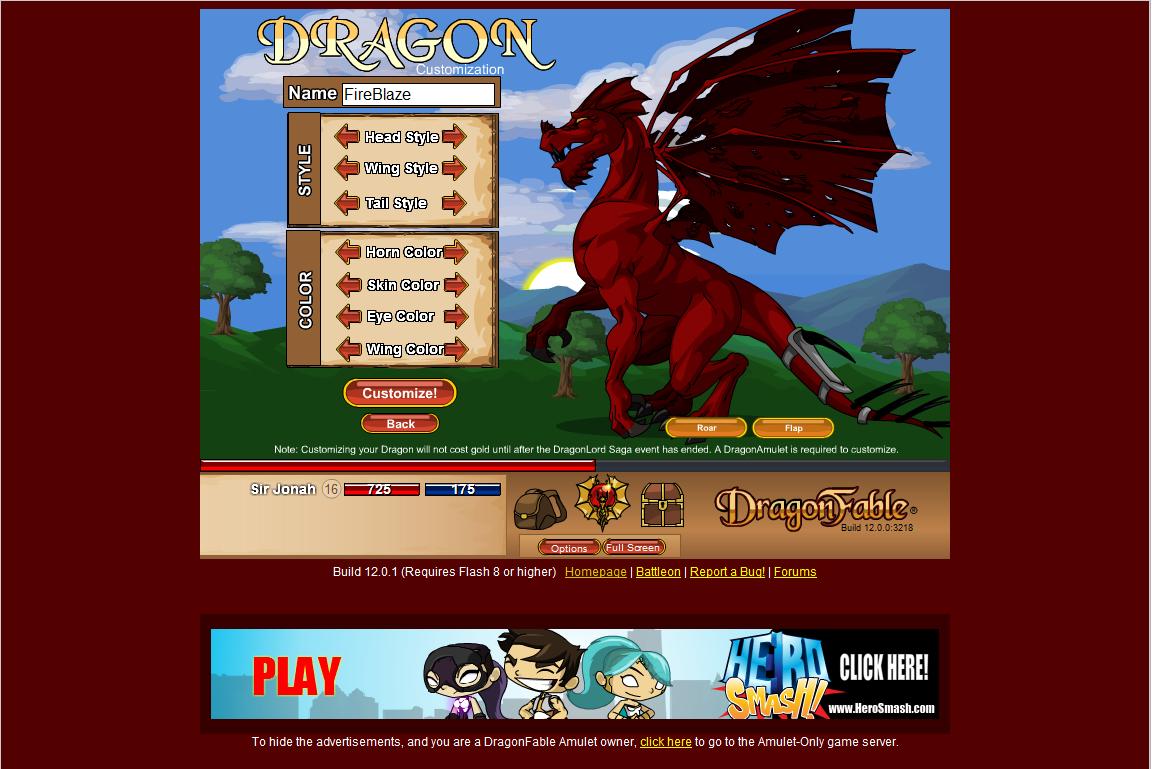 Dragonfable comic series Dragon choice#2:FireBlaze