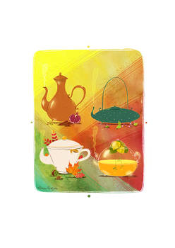 Tea calendar cover