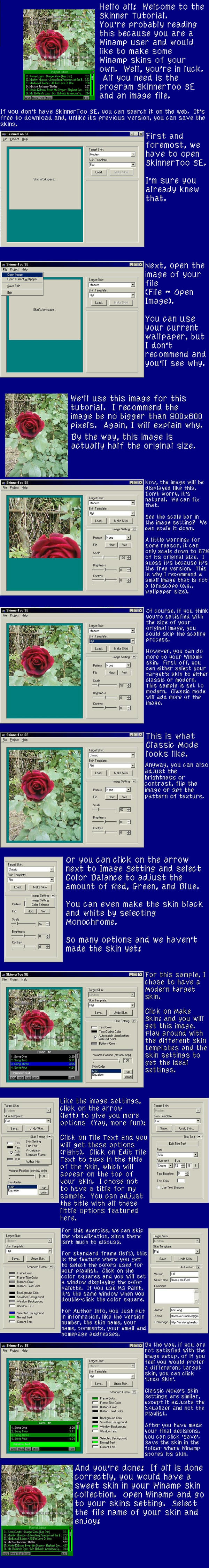 Winamp Skin Tutorial Deviantart Winamp SkinnerToo Tutorial by starhavenstudios on DeviantArt