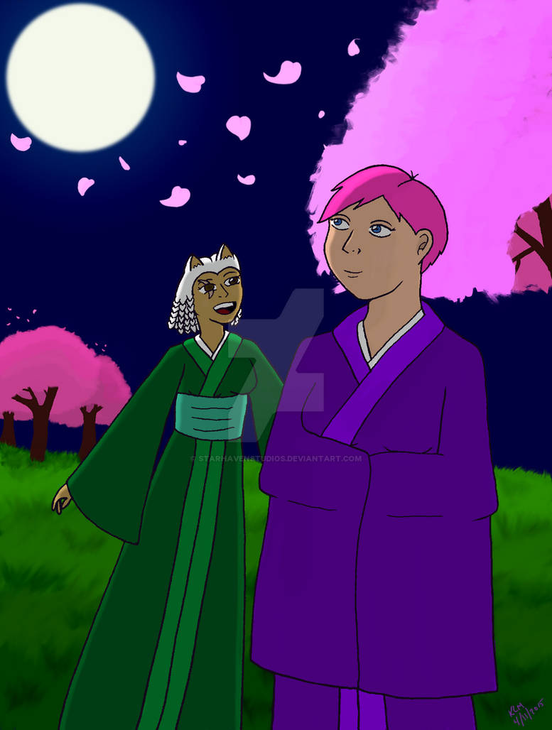 Ashana and Lily: Night of the Cherry Blossoms